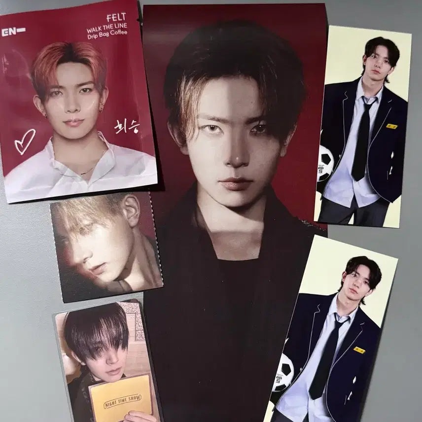 [BUNJANG] ENHYPEN Heeseung Bundle Set with Album Official Goods and Extras / evan 에반 / 희승 포카+엘범 공굿들 일괄 + 덤 전부
