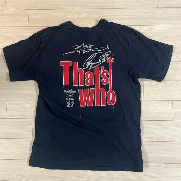 [BUNJANG] Hard Rock Cafe The Who Collaboration T-Shirt / 하드락카페 / 더후 티셔트 / L