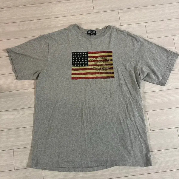 [BUNJANG] Polo Jeans "Stars and Stripes" T-Shirt / 폴로진스 / 성조기 티셔트 / 100