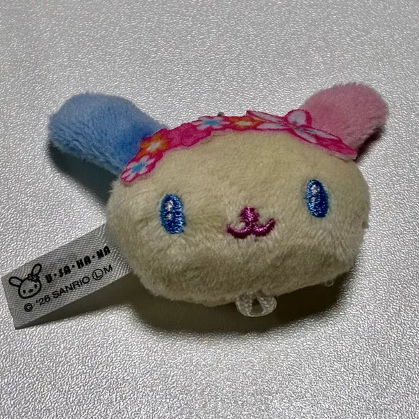 [BUNJANG] Sanrio Usahana Face Keychain Plush / 산리오 우사하나 누이 인형 얼굴 키링