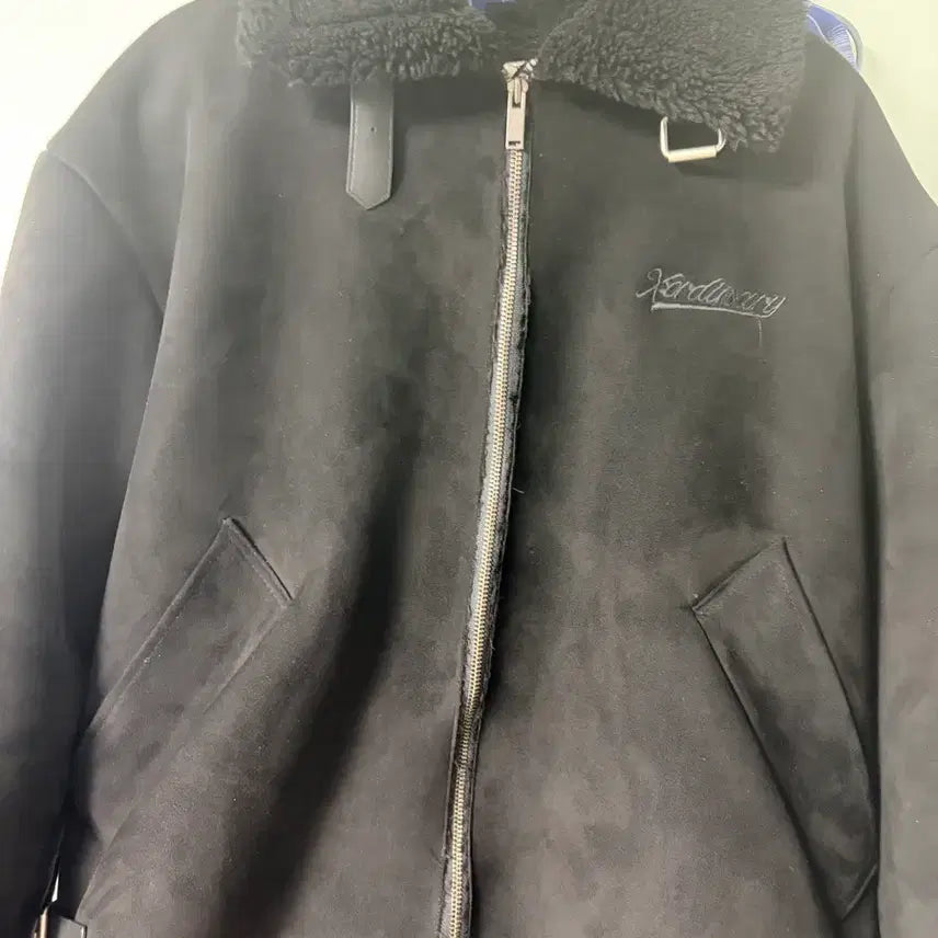 [BUNJANG] Xordinary Black Mustang Jacket / Xordinary 엑스오디너리 무스탕 자켓
