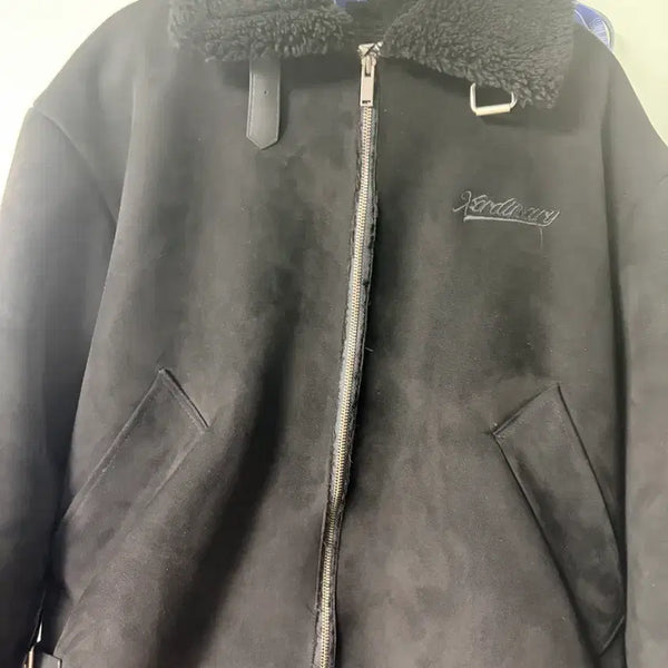 [BUNJANG] Xordinary Black Mustang Jacket / Xordinary 엑스오디너리 무스탕 자켓