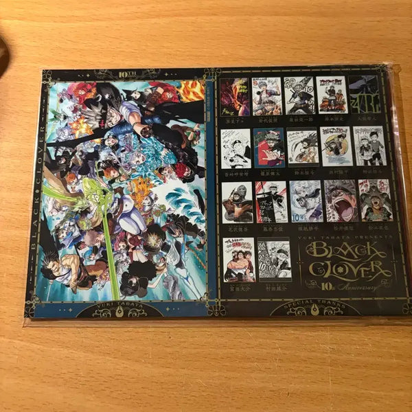 [BUNJANG] Black Clover 10th Anniversary Postcard Set / 급처)점프기가2025summer부록 블랙클로버 10주년기념엽서