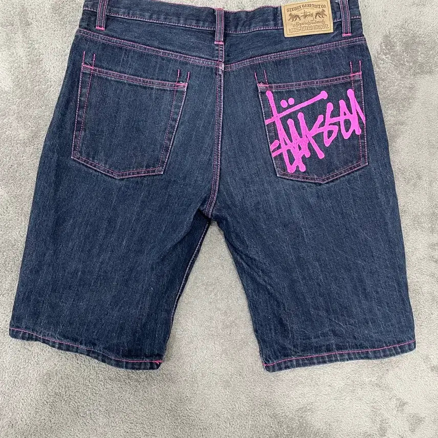 [BUNJANG] Stussy Japan Rough & Rugged Denim Shorts (33 Inch) / 00s 스투시 재팬 Rough & Rugged  데님쇼츠 33인치