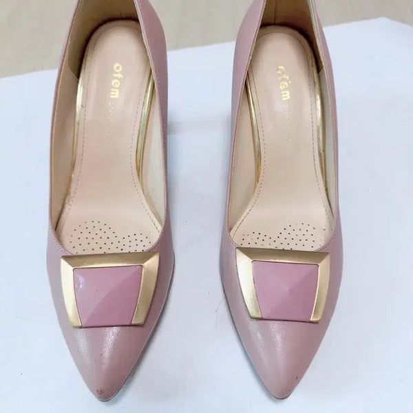 [BUNJANG] OFEM Pink Women's Pumps Heel / ofem 오펨 핑크색 여성 펌프스힐