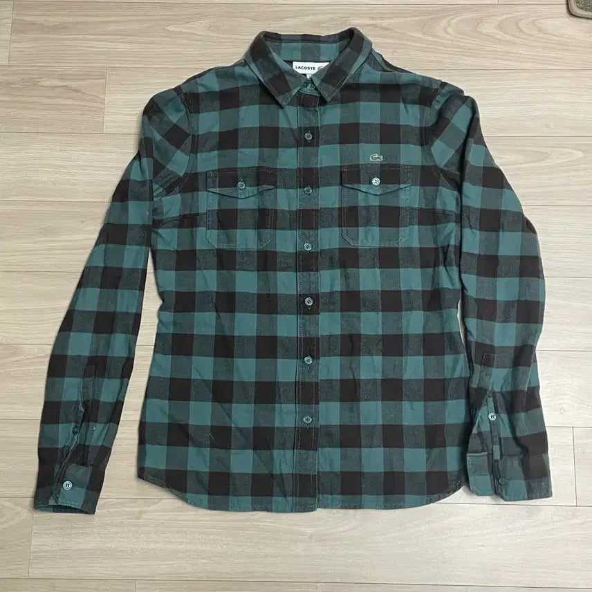 [BUNJANG] Lacoste Checkered Shirt Size 36 / 라코스테 체크 셔츠 36 사이즈