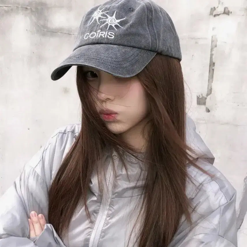 [BUNJANG] KOIRIES Sun Beach Cap Unisex Charcoal / 코이리스 썬비치 볼캡 남녀공용 챠콜