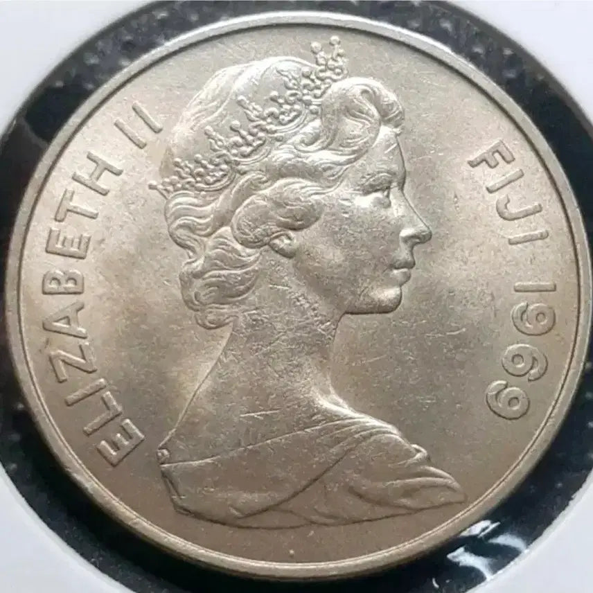 [BUNJANG] Fiji 1969 20 Cents Coin / 피지공화국 1969년 20센트.외국주화 주화 화폐 동전