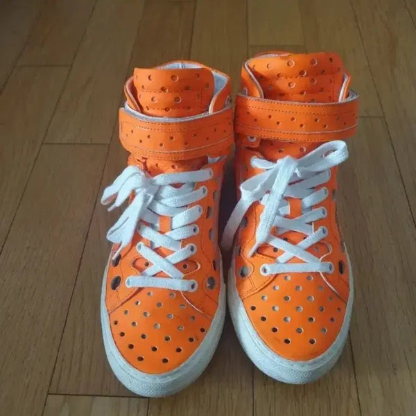 [BUNJANG] Pierre Hardy Orange Punch Detail High-Top Sneakers / 230 피에르하디 하이탑