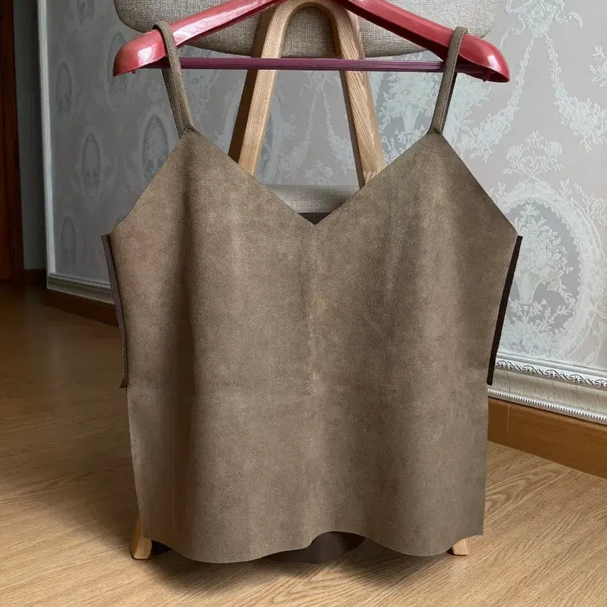 [BUNJANG] Suede Bustier Camisole / 스웨이드 뷔스티에 나시