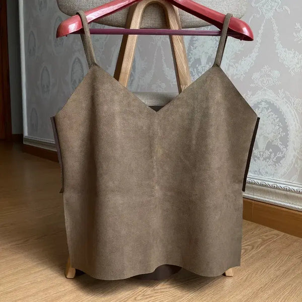 [BUNJANG] Suede Bustier Camisole / 스웨이드 뷔스티에 나시