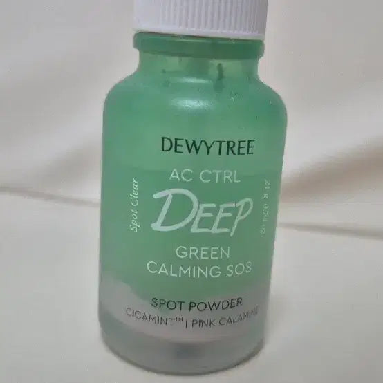 [BUNJANG] DewyTree AC Control Deep Green Calming SOS Spot Powder 21g / 듀이트리 AC컨트롤 딥 그린 카밍 SOS 스팟 파우더 21g