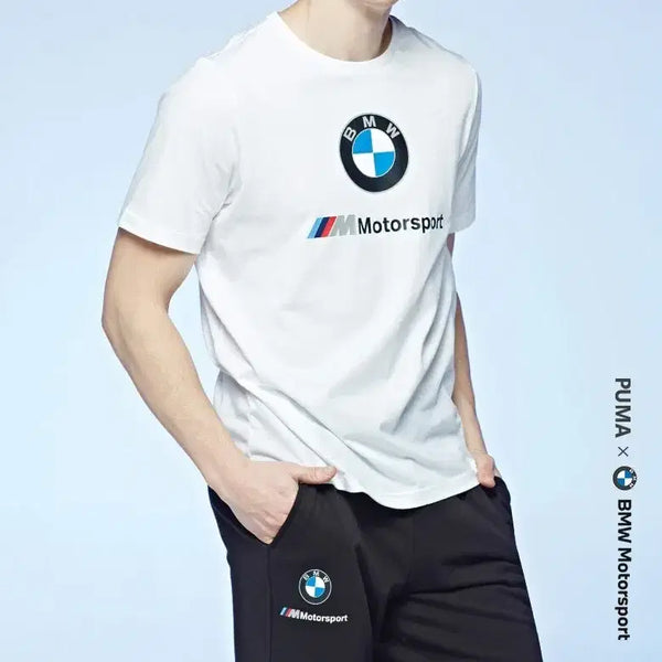 [BUNJANG] Puma BMW Motorsport T-Shirt Size L White / 푸마 정품 BMW 모터스포츠 반팔 티셔츠 105 새제품