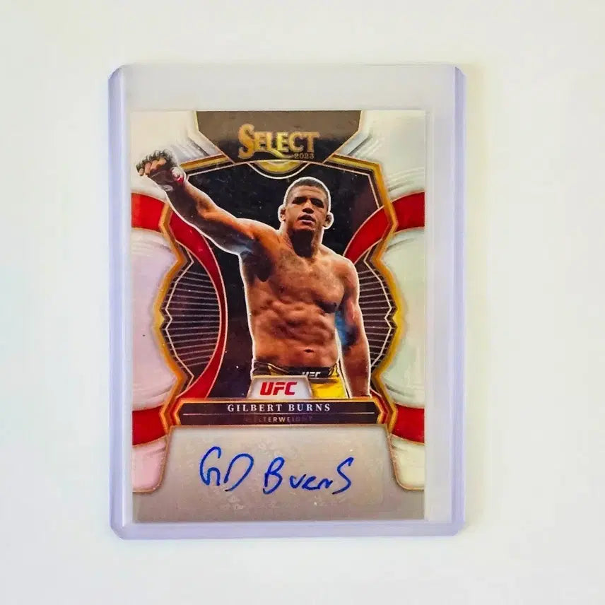 [BUNJANG] UFC Gilbert Burns Autographed Trading Card / UFC 길버트 번즈 오토(친필 싸인카드)
