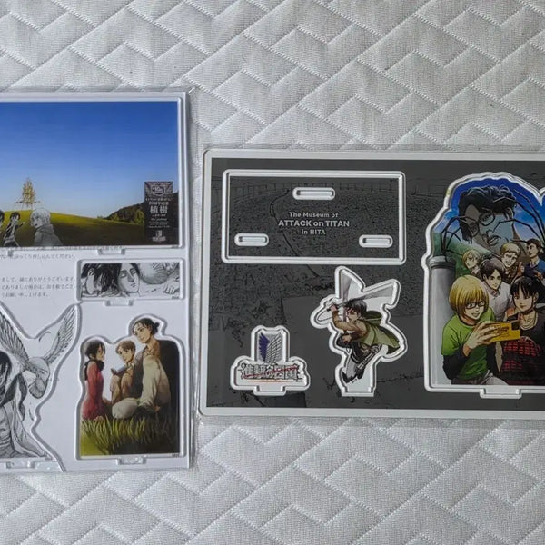 [BUNJANG] Attack on Titan Acrylic Diorama Bundle Set / 진격의 거인 아크릴 디오라마