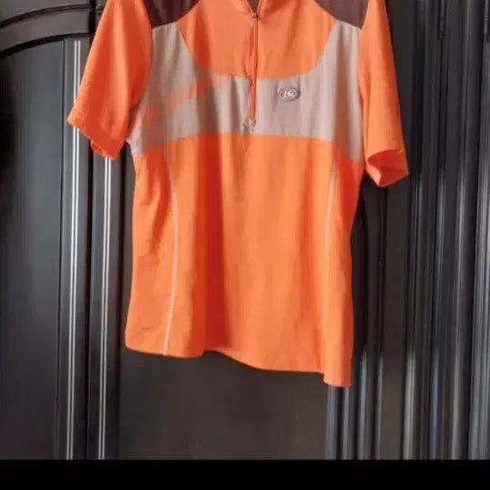[BUNJANG] Orange Short Sleeve Performance T-Shirt / 오렌지색 반팔 기능성 티셔츠