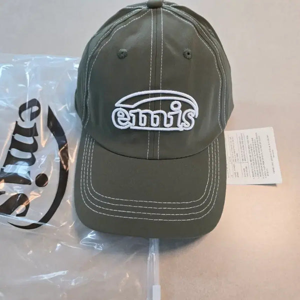 [BUNJANG] emis Embroidered Logo Cotton Ball Cap Hat / emis 이미스 볼캡  모자