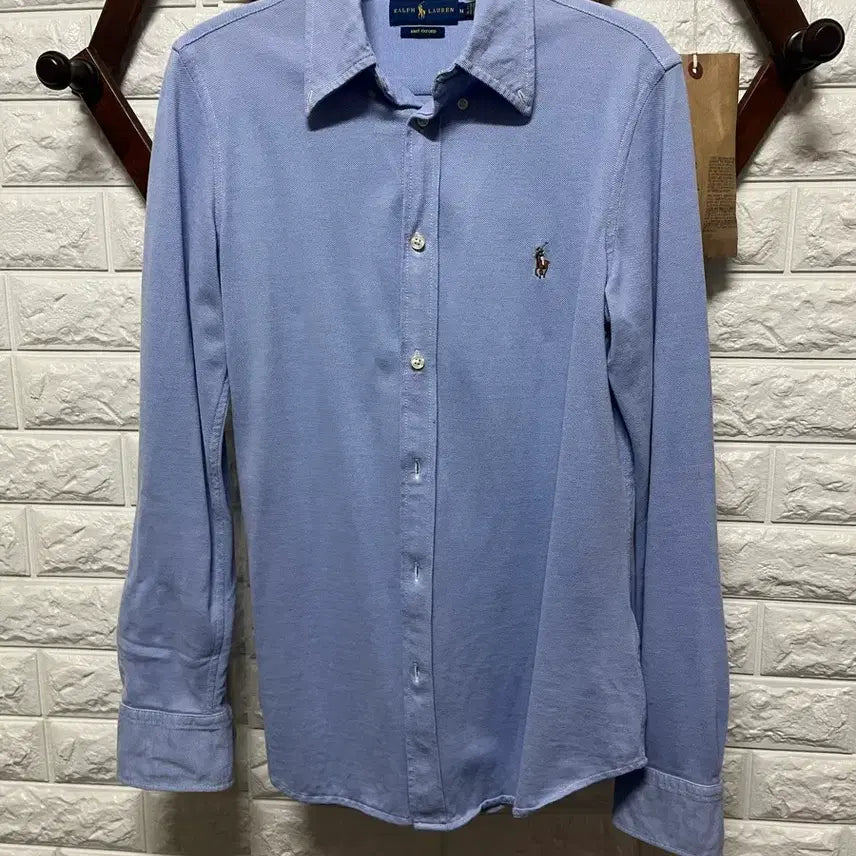 [BUNJANG] Polo Ralph Lauren Women's Light Blue Shirt M / 폴로랄프로렌 셔츠