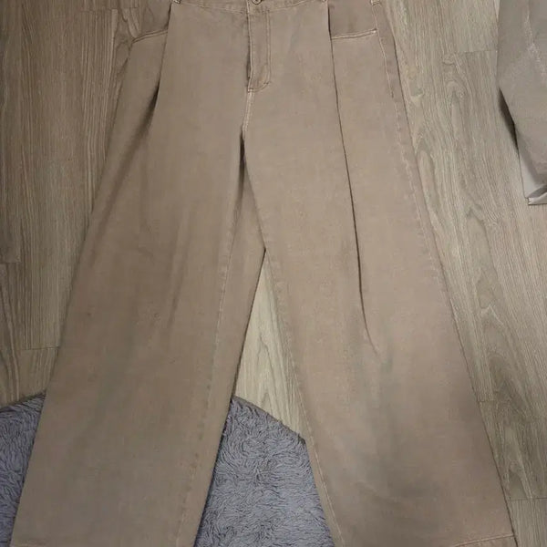[BUNJANG] System Homme Genuine Denim Wide Pants Grey Size 34 / 시스템옴므 정품 데님 와이드 그레이 34사이즈