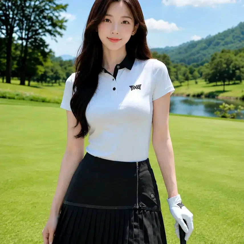 [BUNJANG] PXG Women's Skull Pleated Golf Skirt / [정품]PXG 여성 스컬 플리츠 골프 스커트 S, M