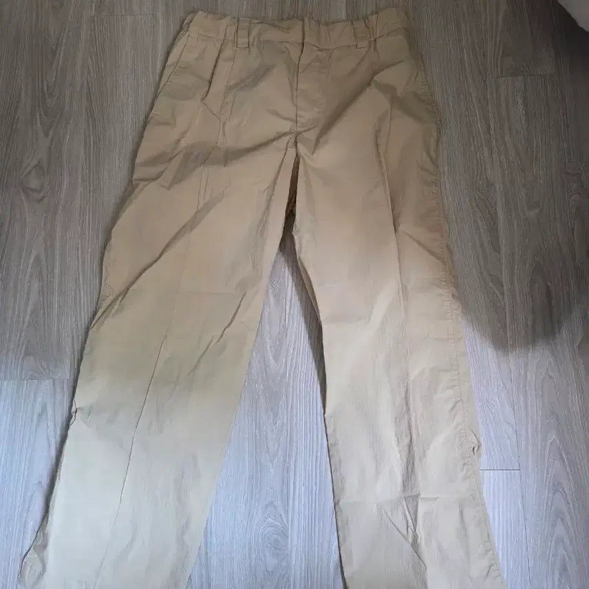 [BUNJANG] System Homme Beige Banding Wide Pants 32 / 시스템옴므 정품 베이지 밴딩 와이드 팬츠 32사이즈