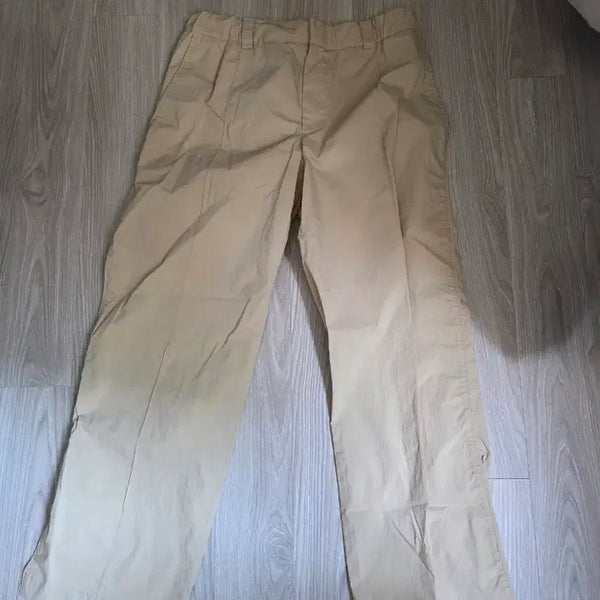 [BUNJANG] System Homme Beige Banding Wide Pants 32 / 시스템옴므 정품 베이지 밴딩 와이드 팬츠 32사이즈