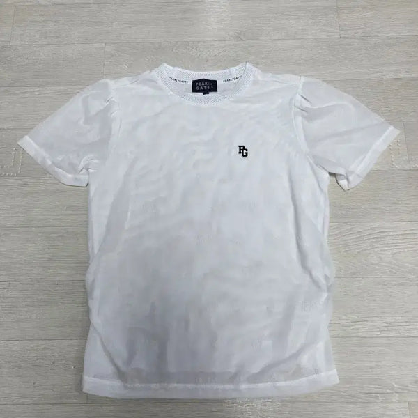 [BUNJANG] Pearly Gates Women's See-Through Shirring T-Shirt / 파리게이츠 여성 시스루셔링 티셔츠