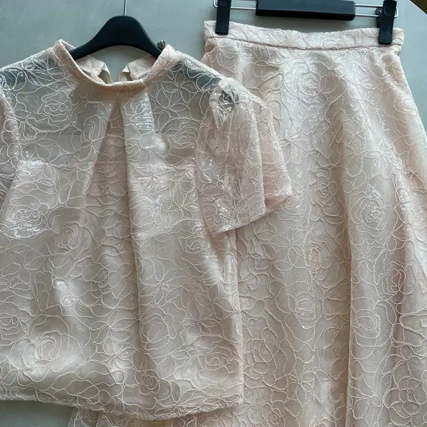 [BUNJANG] Ivana Helsinki Blooming Set Up (Top S, Bottom XS) / 이바나헬싱키 블루밍 셋업(상s,하xs)