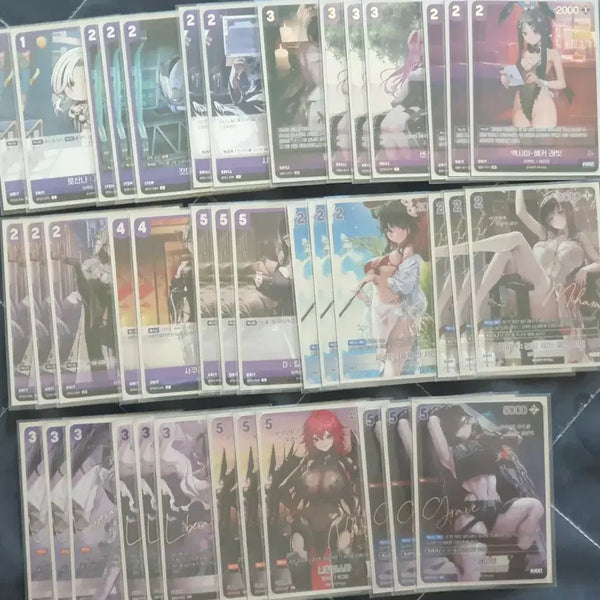 [BUNJANG] Nibel Arena Nikke High Rare Purple Deck & Sauce Bundle Set with Dondi Promo / 니벨아레나 니케 고레어 자색덱&소스 일괄 판매 (동디 프로모 추가)
