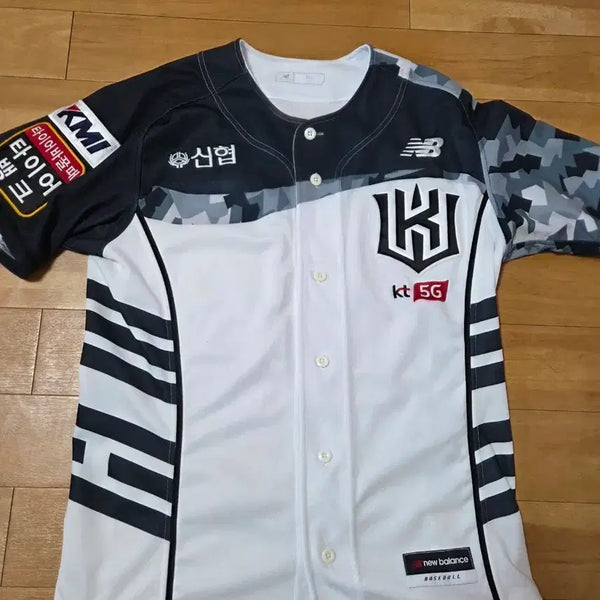 [BUNJANG] KT Wiz Baeh Jung-Dae Marking Military Authentic Jersey 105 / KT 위즈 배정대 마킹 밀리터리 유니폼 105사이즈