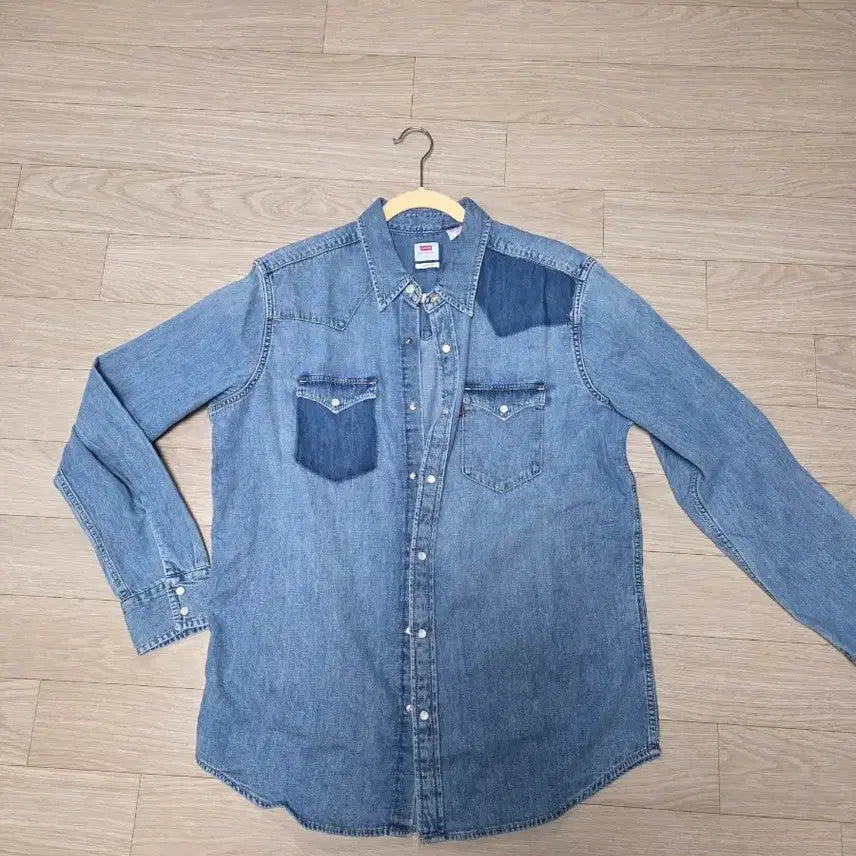 [BUNJANG] Levi's Western Denim Shirt / 리바이스 웨스턴 데님 셔츠