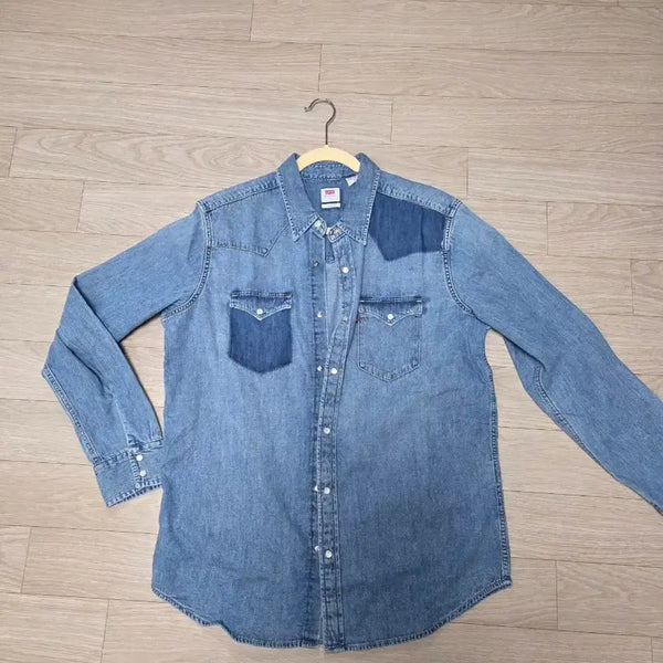 [BUNJANG] Levi's Western Denim Shirt / 리바이스 웨스턴 데님 셔츠