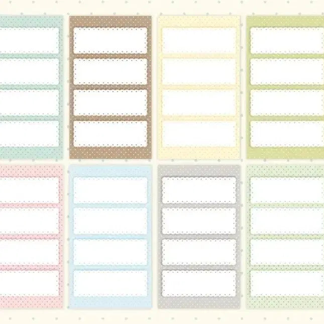 [BUNJANG] 8-Piece Memo Paper Set / 모조지 8장