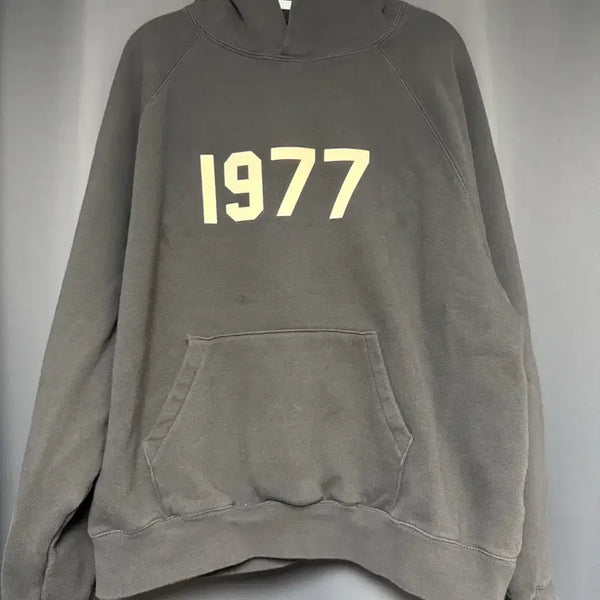 [BUNJANG] Fear of God Essentials 1977 Hoodie Iron 22SS / 에센셜 1977 후드 아이언 - 22SS