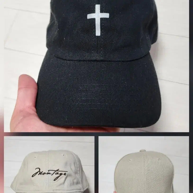 [BUNJANG] Montage Beverly Hills & Akei Beige Cap 3-Set / <3종세트> 몬티지베버리힐스& Akei 볼캡 포함 세트판매
