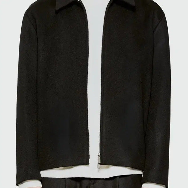 [BUNJANG] Ellude Minimal Cashmere Trucker Jacket Size 46 / 엘무드 미니멀 캐시미어 트러커 자켓 46
