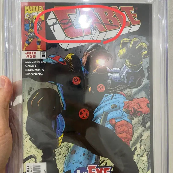 [BUNJANG] Marvel Comics Cable #56 (1998) CGC 9.2 Signed by Ryan Benjamin / 1998 마블 코믹스 케이블 #56 CGC 9.2 라이언 벤자민 친필