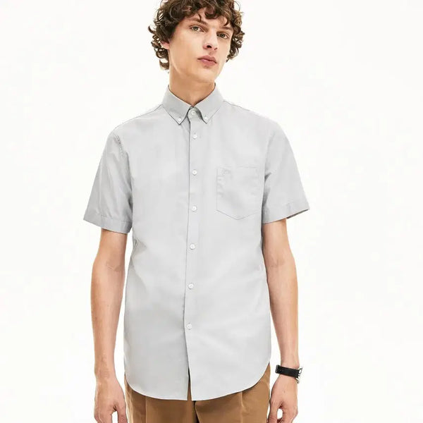 [BUNJANG] Lacoste Regular Fit Short Sleeve Shirt / 라코스테 레귤러핏 반팔 셔츠