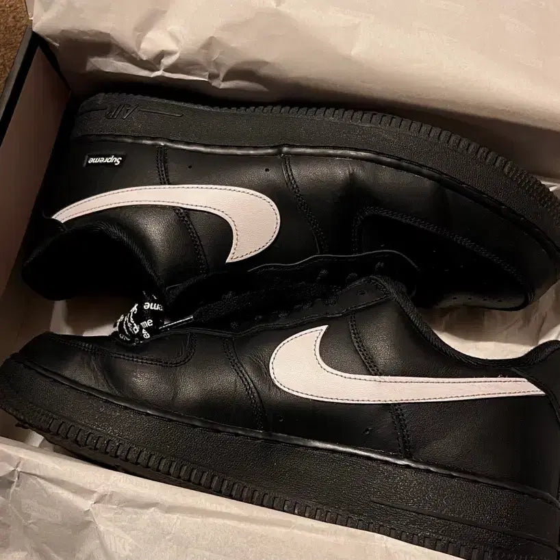 [BUNJANG] Nike x Supreme Air Force 1 Low Black / [290] 나이키 x 슈프림 에어 포스 1 로우 블랙