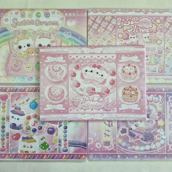 [BUNJANG] Somsomz Wrapping Paper Mix Set (50 sheets) / 솜솜즈 랩핑지 믹스 50장