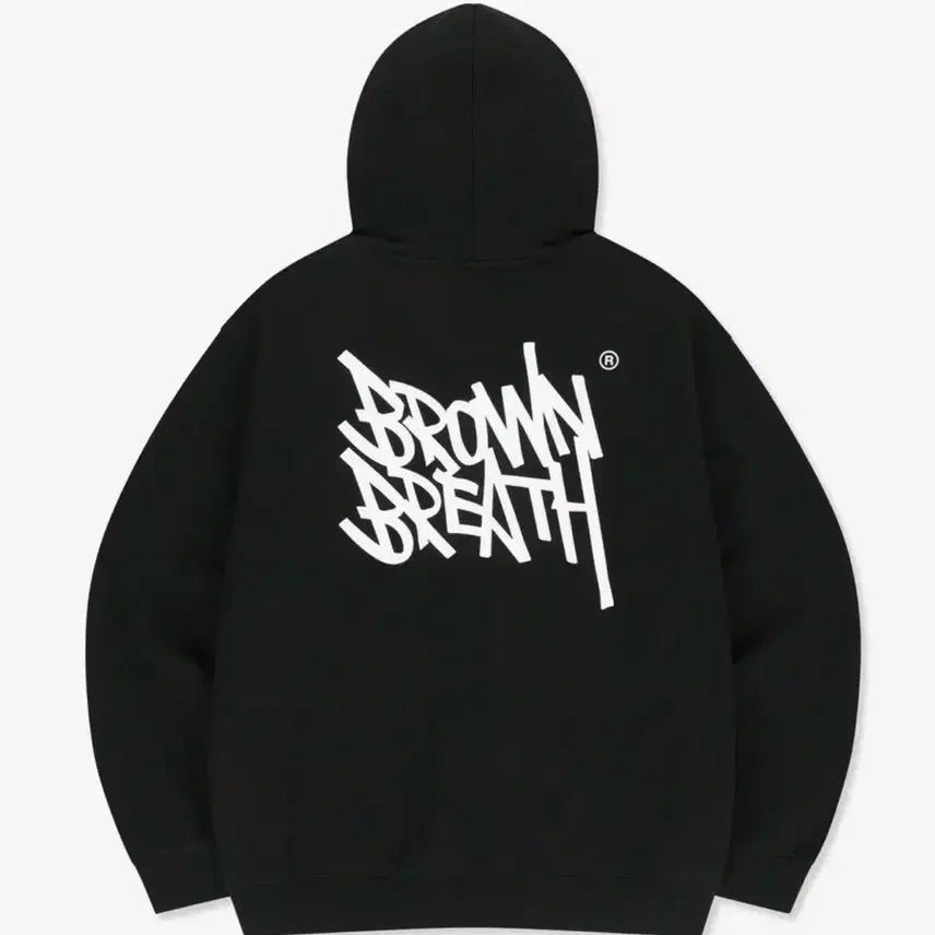 [BUNJANG] Brownbreath Black Hoodie L / 브라운브레스 후드티 블랙 L 판매합니다