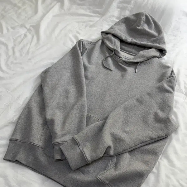 [BUNJANG] Brown Yak Soft Sweat Hoodie Gray Size 4 / 브라운야드 소프트 스웻 후드 그레이 4
