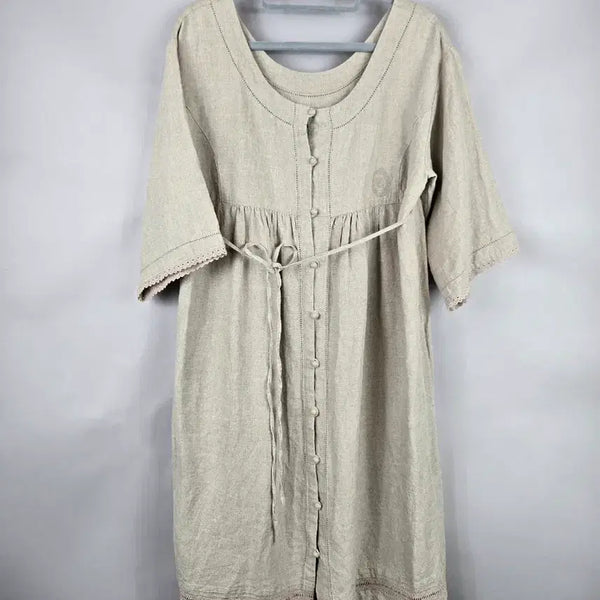 [BUNJANG] Chuchuthemanang Linen 100% Women's Dress / [무료배송]츄츄더마망 F 여성 린넨 마 100% 일본 원피스 감성 의류