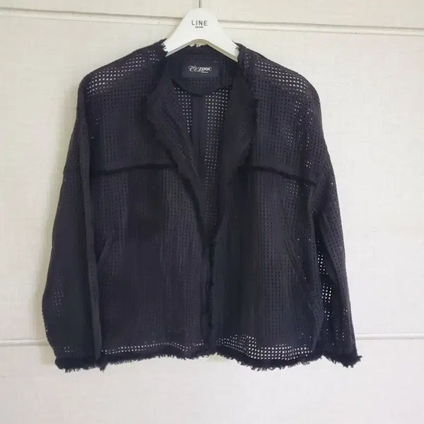 [BUNJANG] ZOOC Summer Punching Jacket Black / ZOOC 여름 펀칭 자켓 55 블랙
