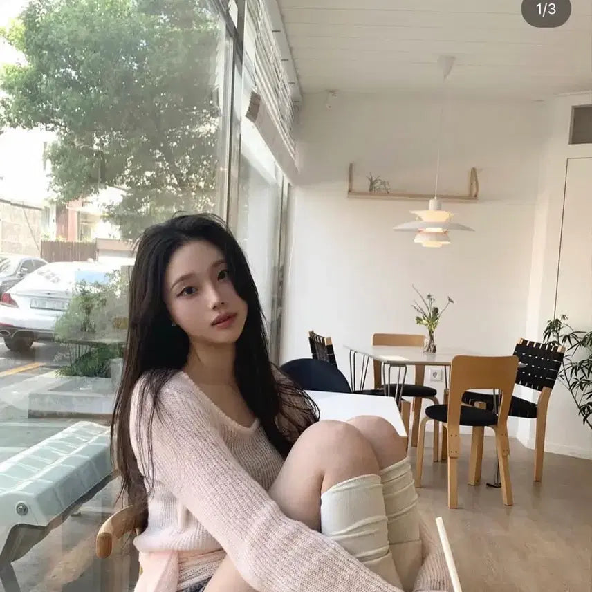 [BUNJANG] YUSOP Muel Wrap Knit Pink / (새상품)유솝 뮤엘 랩 니트 핑크