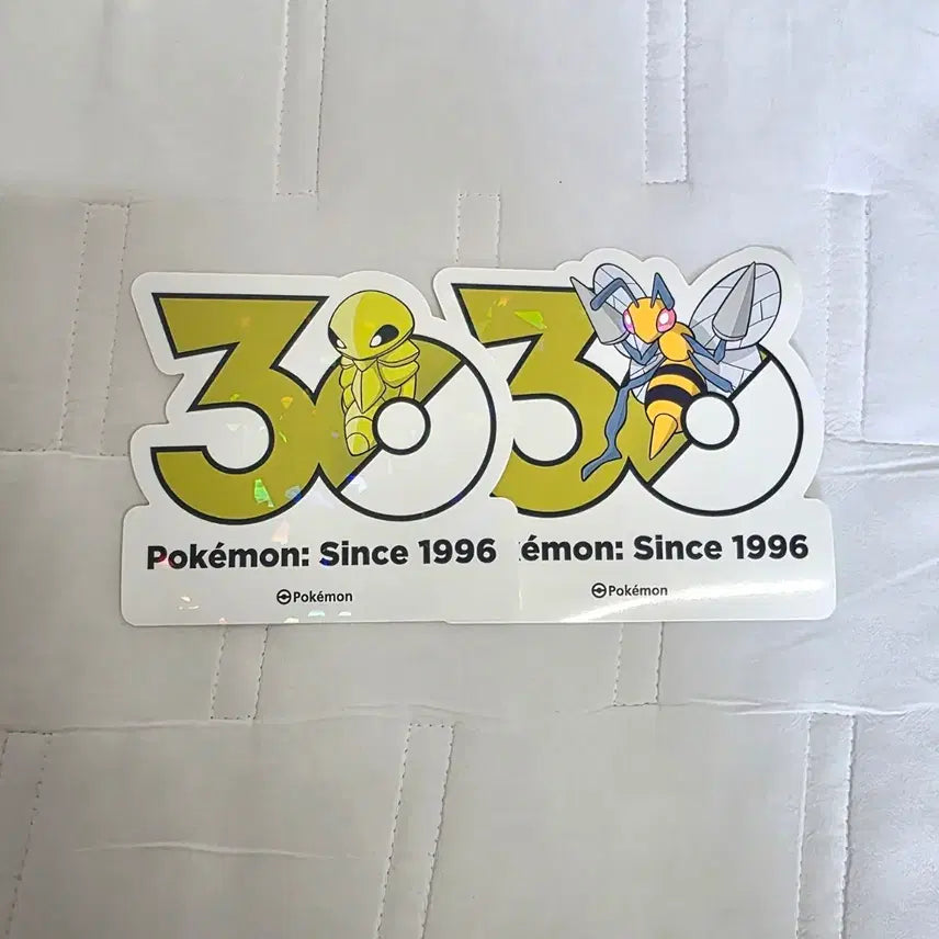 [BUNJANG] Pokemon 30th Anniversary Stickers Lot / 포켓몬 30주년 기념 스티커 딱충이 독침붕 포켓몬스터
