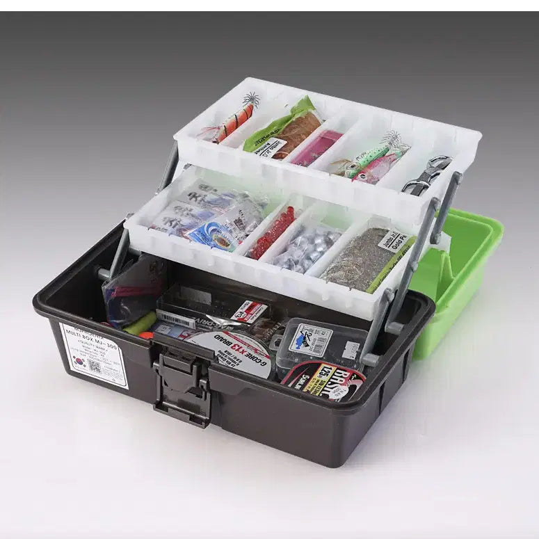 [BUNJANG] Korean Made 3-Tier Fishing Tackle Box Organizer / 국산 낚시소품통 멀티 테클박스 3단
