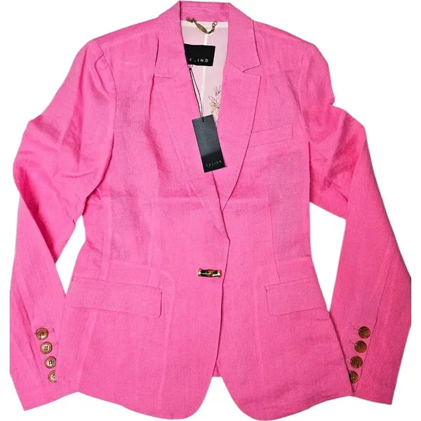 [BUNJANG] Celineb Linen Blazer Pink S / (새상품) 셀린비 린넨 블레이저 s