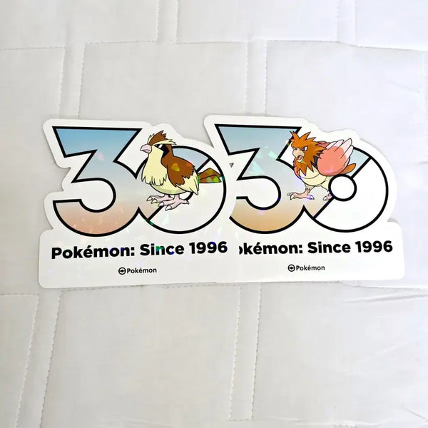 [BUNJANG] Pokemon 30th Anniversary Gugu Ggibeam Sticker Set / 포켓몬 30주년 기념 스티커 구구 깨비참 포켓몬스터