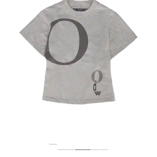 [BUNJANG] ODLYWORKSHOP Grey T-Shirt / ODLYWORKSHOP 회색 반팔 티셔츠